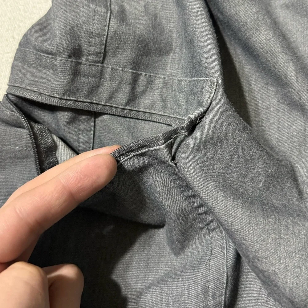 FIGS High Rise Yola Skinny Women's‎ XL Pants Cargo Scrubs Gray TW2000 *FLAW